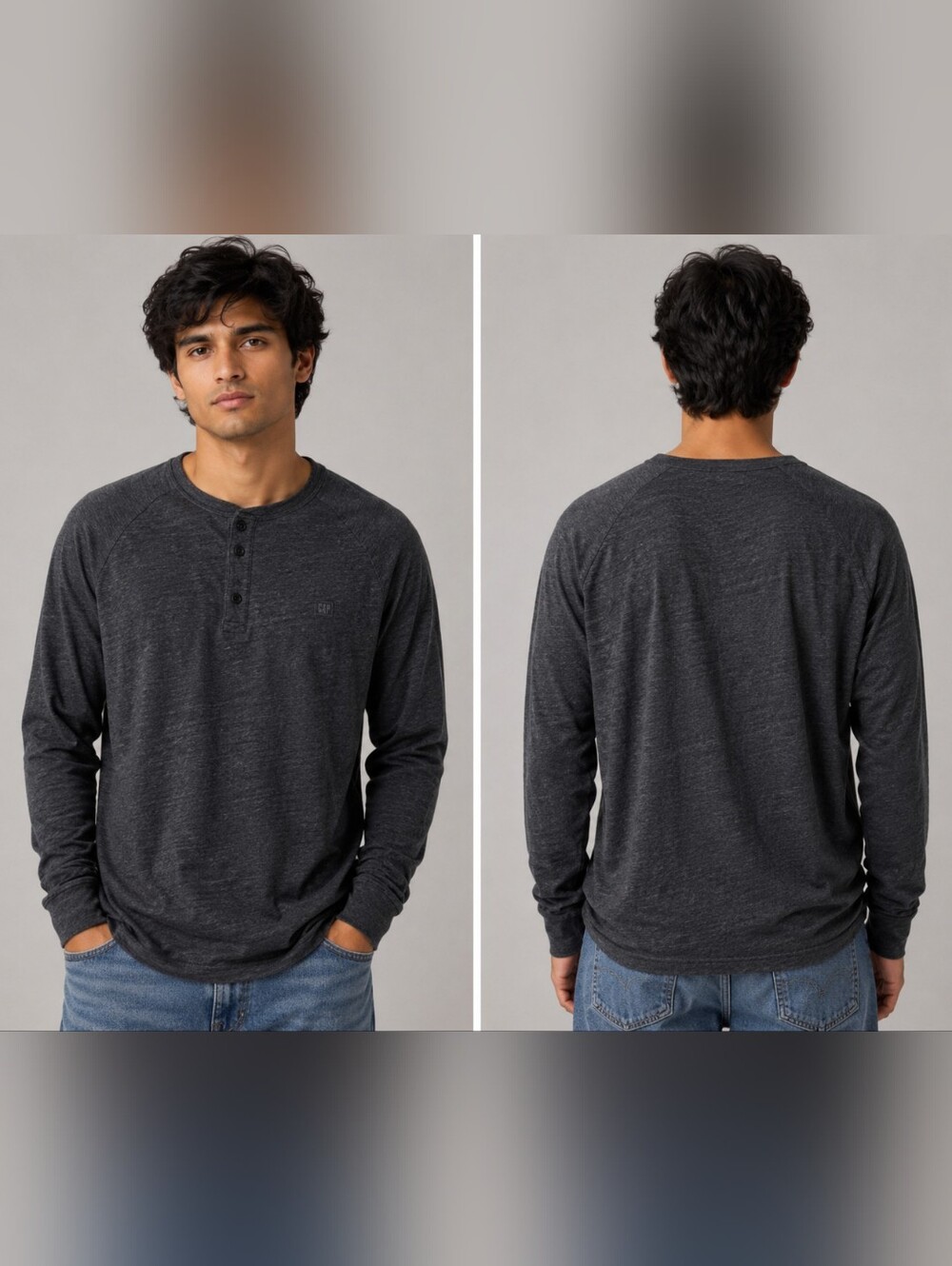 GAP Gray Long Sleeve Tee